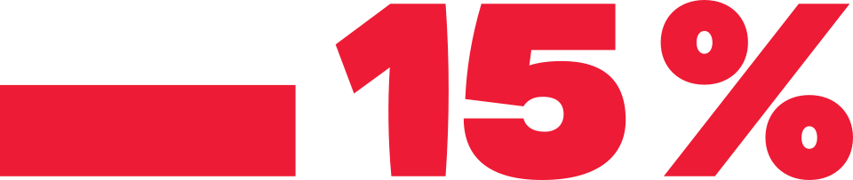 15%