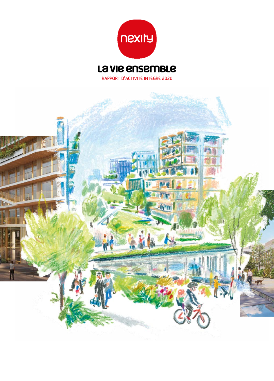 Couverture - "Rapport d’Activité Intégré 2020"
